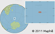 Savanna Style Location Map of the area around 56° 3' 57" S, 56° 10' 29" E