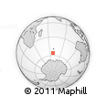 Outline Map of the Area around 56° 3' 57" S, 68° 4' 29" E, rectangular outline