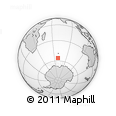 Outline Map of the Area around 56° 3' 57" S, 68° 55' 30" E, rectangular outline