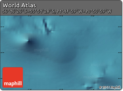 Satellite Map of the Area around 56° 3' 57" S, 71° 19' 29" W