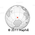 Outline Map of the Area around 56° 3' 57" S, 77° 25' 30" E, rectangular outline