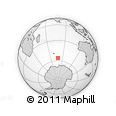 Outline Map of the Area around 56° 3' 57" S, 78° 16' 30" E, rectangular outline