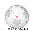 Outline Map of the Area around 56° 3' 57" S, 79° 7' 30" E, rectangular outline