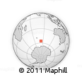 Outline Map of the Area around 56° 3' 57" S, 82° 31' 30" E, rectangular outline