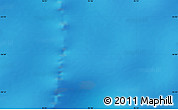 Physical Map of the area around 56° 3' 57" S, 95° 16' 30" E
