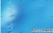 Physical Map of the area around 56° 26' 14" S, 100° 22' 30" E