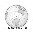 Outline Map of the Area around 56° 26' 14" S, 103° 46' 30" E, rectangular outline