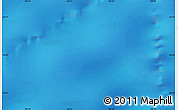 Physical Map of the area around 56° 26' 14" S, 104° 37' 30" E