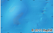 Physical Map of the area around 56° 26' 14" S, 108° 52' 30" E