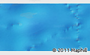 Physical 3D Map of the area around 56° 26' 14" S, 109° 43' 29" E