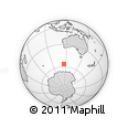Outline Map of the Area around 56° 26' 14" S, 115° 40' 30" E, rectangular outline