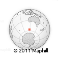 Outline Map of the Area around 56° 26' 14" S, 117° 22' 30" E, rectangular outline