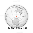 Outline Map of the Area around 56° 26' 14" S, 118° 13' 29" E, rectangular outline