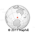 Outline Map of the Area around 56° 26' 14" S, 119° 4' 29" E, rectangular outline