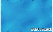 Physical Map of the area around 56° 26' 14" S, 121° 37' 30" E