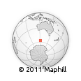 Outline Map of the Area around 56° 26' 14" S, 121° 37' 30" E, rectangular outline