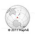 Outline Map of the Area around 56° 26' 14" S, 162° 25' 30" E, rectangular outline