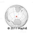 Outline Map of the Area around 56° 26' 14" S, 17° 4' 30" E, rectangular outline