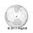 Outline Map of the Area around 56° 26' 14" S, 23° 1' 29" E, rectangular outline