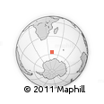 Outline Map of the Area around 56° 26' 14" S, 40° 1' 29" E, rectangular outline