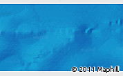 Physical 3D Map of the area around 56° 26' 14" S, 47° 40' 29" E