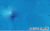 Shaded Relief Map of the area around 56° 26' 14" S, 52° 46' 29" E
