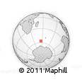 Outline Map of the Area around 56° 26' 14" S, 55° 19' 30" E, rectangular outline