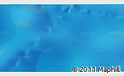 Physical 3D Map of the area around 56° 26' 14" S, 56° 10' 29" E
