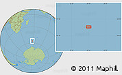 Savanna Style Location Map of the area around 56° 26' 14" S, 56° 10' 29" E