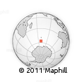 Outline Map of the Area around 56° 26' 14" S, 68° 55' 30" E, rectangular outline