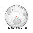 Outline Map of the Area around 56° 26' 14" S, 69° 46' 30" E, rectangular outline