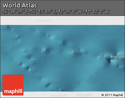 Satellite 3D Map of the Area around 56° 26' 14" S, 72° 10' 30" W