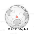 Outline Map of the Area around 56° 26' 14" S, 74° 1' 30" E, rectangular outline