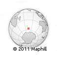 Outline Map of the Area around 56° 26' 14" S, 74° 52' 30" E, rectangular outline