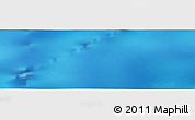 Shaded Relief Panoramic Map of the area around 56° 26' 14" S, 97° 49' 29" E