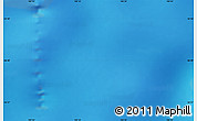 Physical Map of the area around 56° 48' 24" S, 100° 22' 30" E