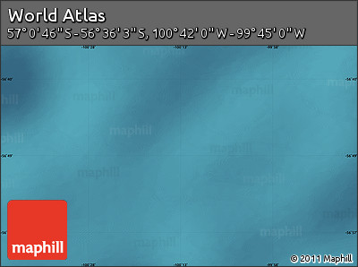 Satellite Map of the Area around 56° 48' 24" S, 100° 13' 29" W