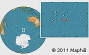 Satellite Location Map of the area around 56° 48' 24" S, 101° 13' 29" E