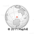 Outline Map of the Area around 56° 48' 24" S, 108° 1' 30" E, rectangular outline