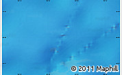 Shaded Relief Map of the area around 56° 48' 24" S, 108° 52' 30" E