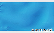 Physical 3D Map of the area around 56° 48' 24" S, 110° 34' 29" E