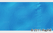 Physical 3D Map of the area around 56° 48' 24" S, 114° 49' 29" E