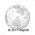 Outline Map of the Area around 56° 48' 24" S, 116° 31' 30" E, rectangular outline