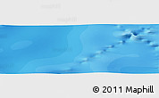 Political Panoramic Map of the area around 56° 48' 24" S, 144° 34' 29" E