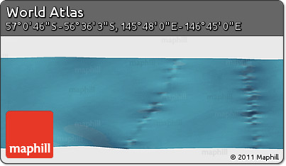 Satellite Panoramic Map of the Area around 56° 48' 24" S, 146° 16' 30" E