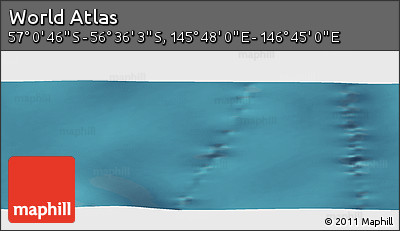 Satellite Panoramic Map of the Area around 56° 48' 24" S, 146° 16' 30" E