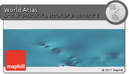 Satellite Panoramic Map of the Area around 56° 48' 24" S, 153° 4' 29" E