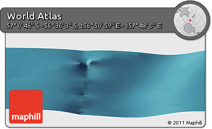 Satellite Panoramic Map of the Area around 56° 48' 24" S, 157° 19' 29" E