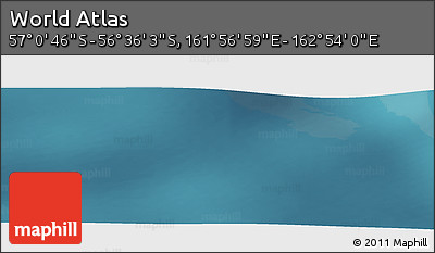 Satellite Panoramic Map of the Area around 56° 48' 24" S, 162° 25' 30" E