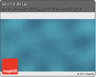 Satellite 3D Map of the Area around 56° 48' 24" S, 173° 28' 29" E